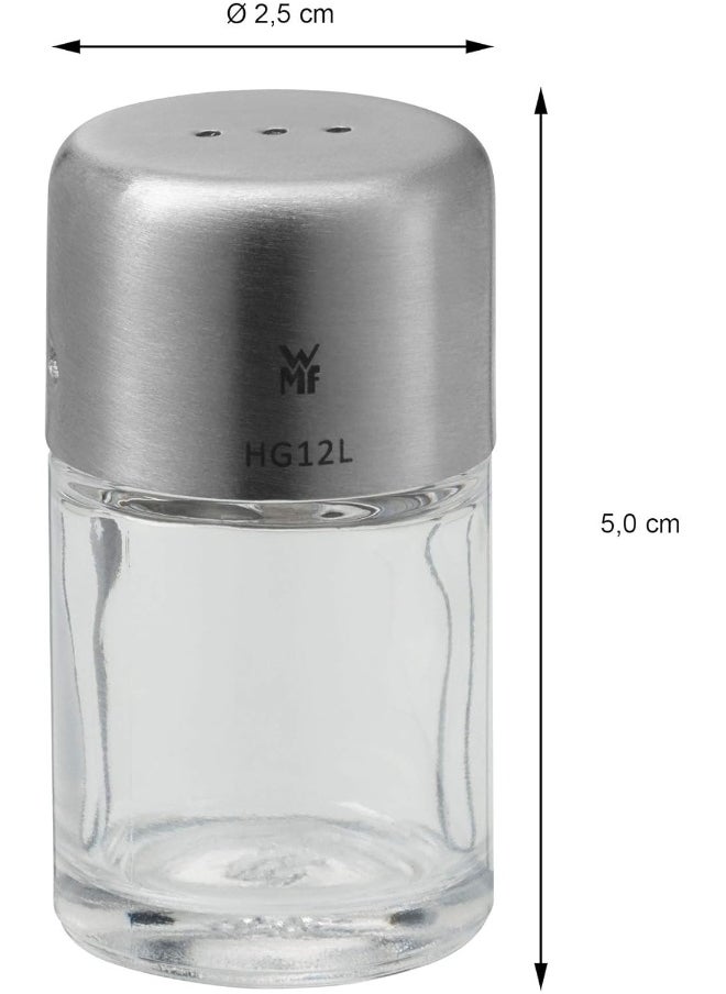 WMF - WMF Bel Gusto Mini Salt and Pepper Shaker Set, Silver - Image 1