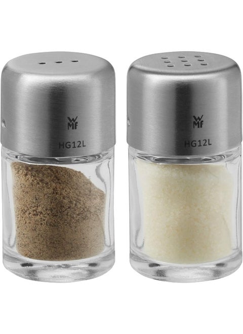 WMF Bel Gusto Mini Salt and Pepper Shaker Set, Silver