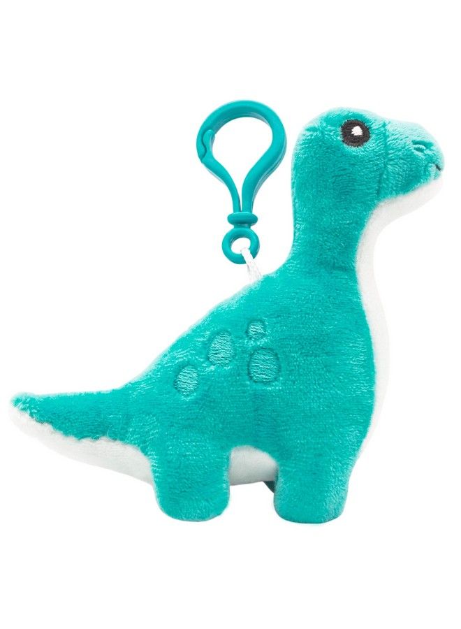 Scentco Dino Dudes Backpack Buddies Scented Plush Toy Dinosaur Clips Brontosaurus Raspberry Stocking Stuffer - Image 1
