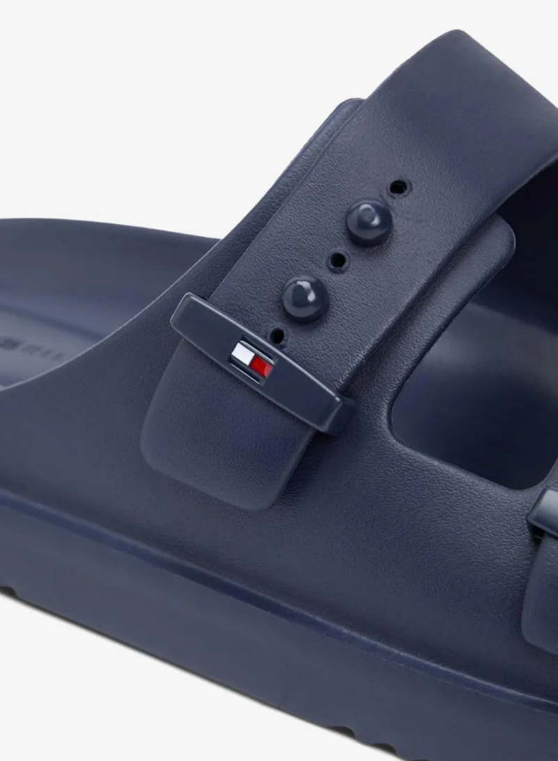 Tommy Hilfiger Desert Sky Lightweight Pin Buckle Serrated Pool Slides for Men | Best Price UAE