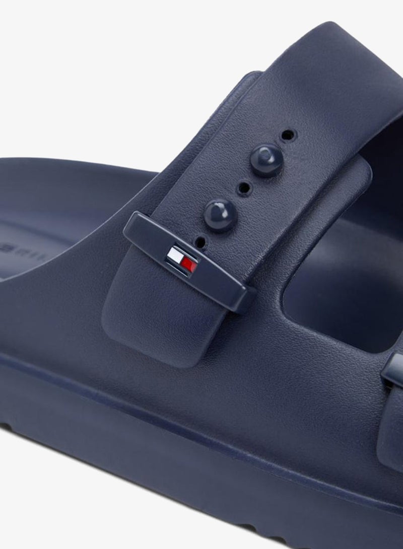 TOMMY HILFIGER Lightweight Pin Buckle Serrated Pool Slides - Image 5
