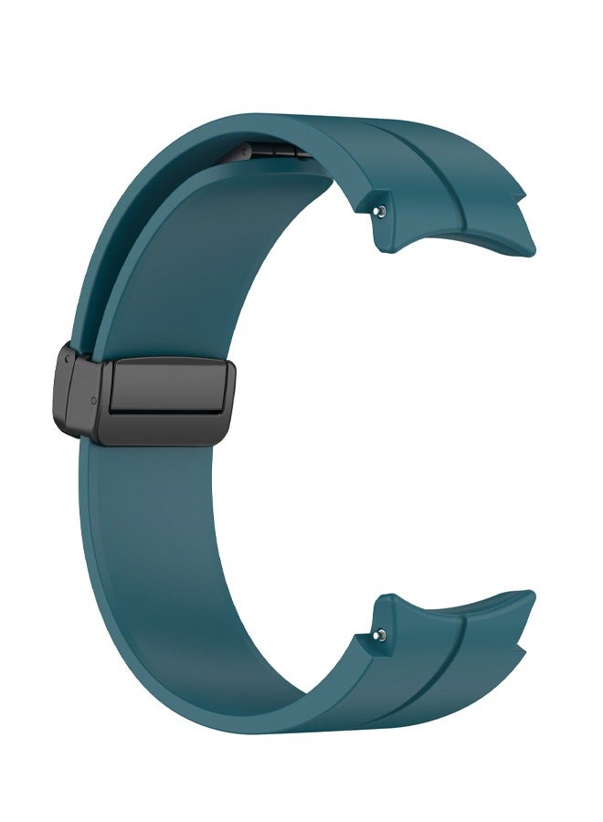 For SamsungGalaxy Watch6 Classic43mm47mm Galaxy Watch6 40mm44mm Galaxy Watch5 Pro 45mmGalaxy Watch5 44mm40mm Galaxy Watch4Galaxy Watch4 Classic Folding Magnetic Buckle Silicone Strap - Image 3