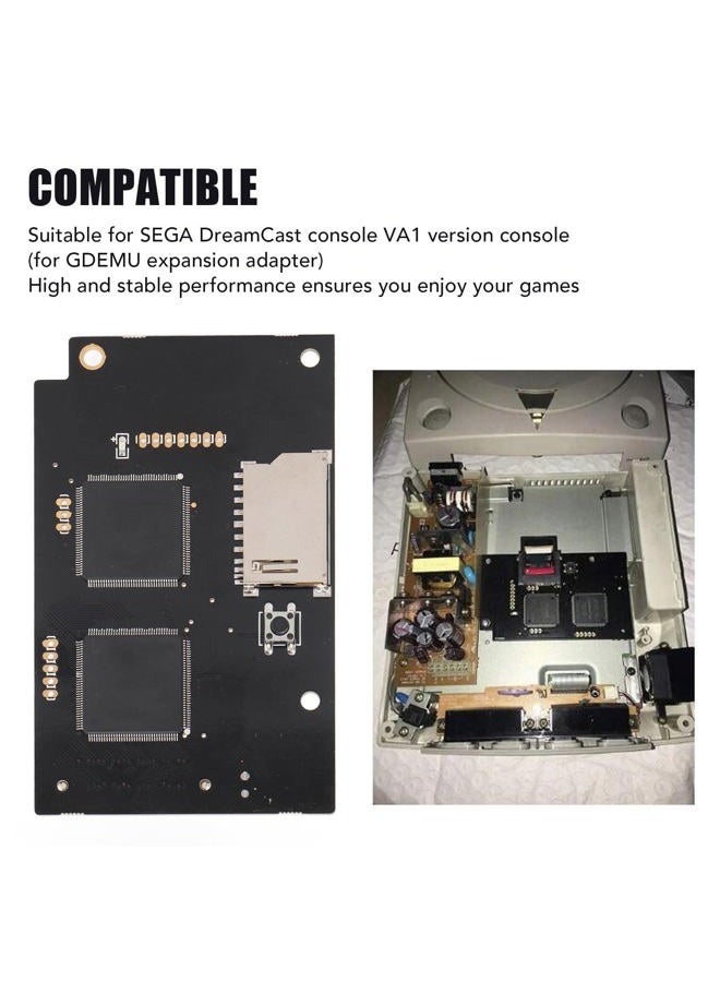 ciciglow for GDEMU Optical Drive Simulation Board, V5.15b Repair Part Optical Drive for Sega Dreamcast Game Console VA1 Host, with 32G Game Storage Card Black - Image 3