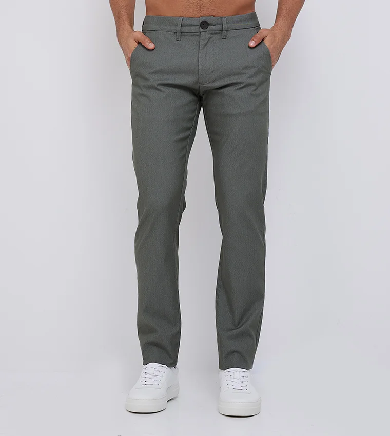 BEVERLY HILLS POLO CLUB Slim Fit Casual Pants