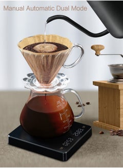 LEOKOR Digital Coffee Scale with Timer LED Screen Espresso Scale Built-in Battery 3kg Max  - Image 4