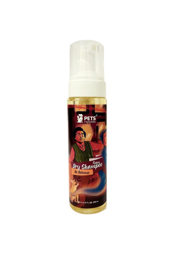 Pets Republic Antibacterial Pet Foam Shampoo Be Delicious Scent250 ml