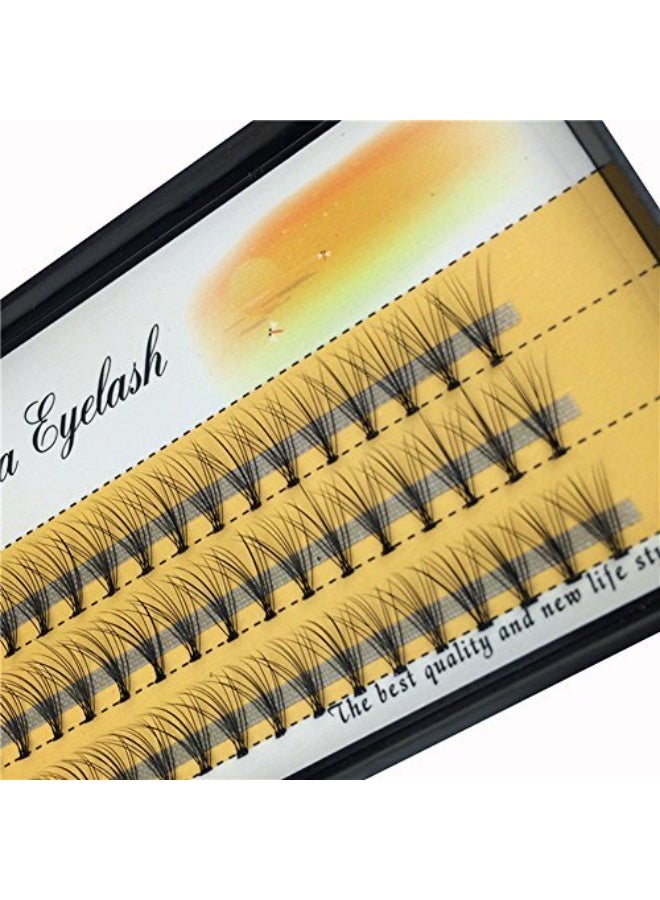 BODERMINCER 10D 60pcs Black Handmade False Eyelashes Natural Long Individual Eyelashes Extension Fake Lashes Makeup Beauty Cosmetic (6mm) - Image 5