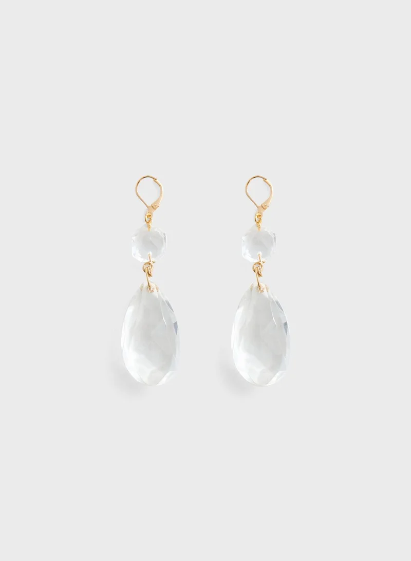 MANGO Girona Drop Earrings