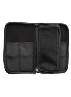 Fromm Zip Shear and Tool Carrying Case for Stylists and Barbers Holds up to 8 Shears Combs Razors and Tools Padded Shear Storage with Bonus Accessory Compartment Black 