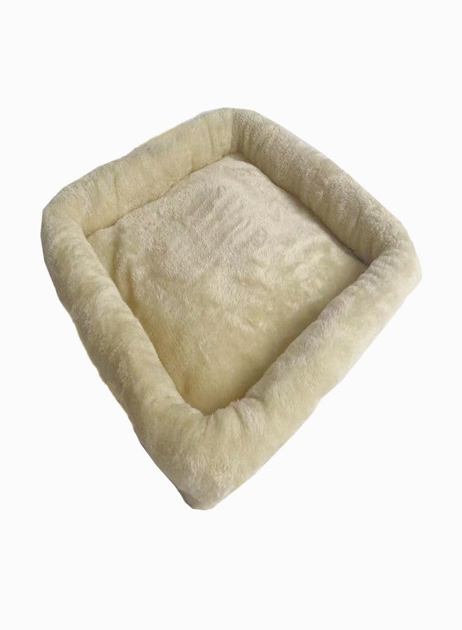 SHENGOCASE ملحقات برج شجرة القطط قطع غيار غطاء وسادة علوية لسرير القطط مع شريط مطاطي (11.8 بوصة × 15.7 بوصة، بيج) - Image 1