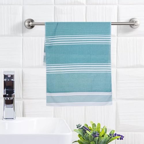 COMFORT WEAVE Cotton Plain Bath Towels 250 GSM Multicolor (Set of 5, 31 X 62 Inch) - Image 5