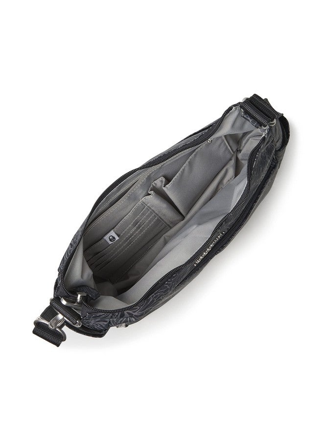 باجاليني حقيبة كروس بودي Baggallini Securtex® Antitheft Free Time Cross Body، Midnight Blossom، مقاس واحد أمريكي - Image 5