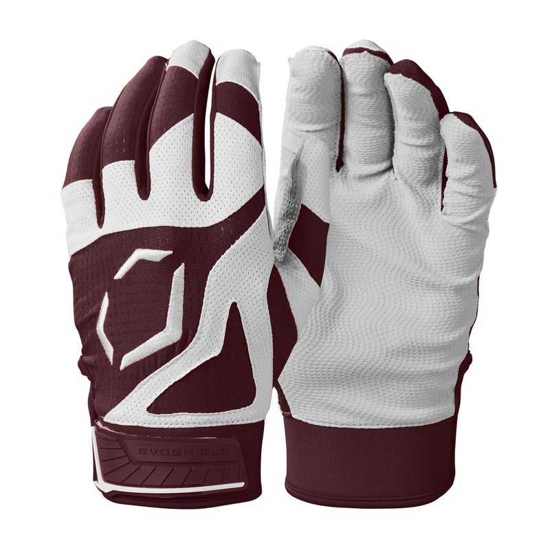 EvoShield SRZ1 Adult Batting Gloves Maroon Small - Image 2