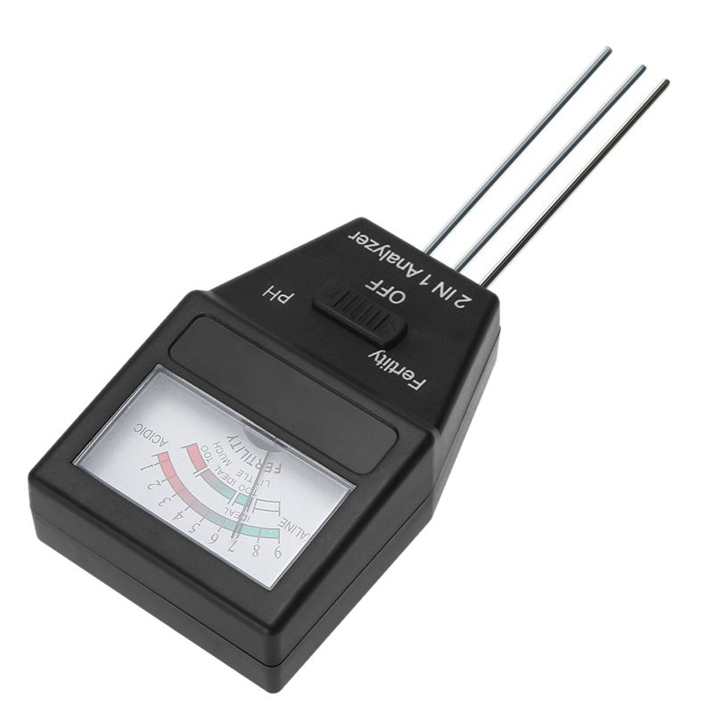 Soil PH Fertility Analyzer 2 in 1 Fertility PH Tester - 3-Probe Detection Pointer Dial for Garden Greenhouse Farm - Image 3
