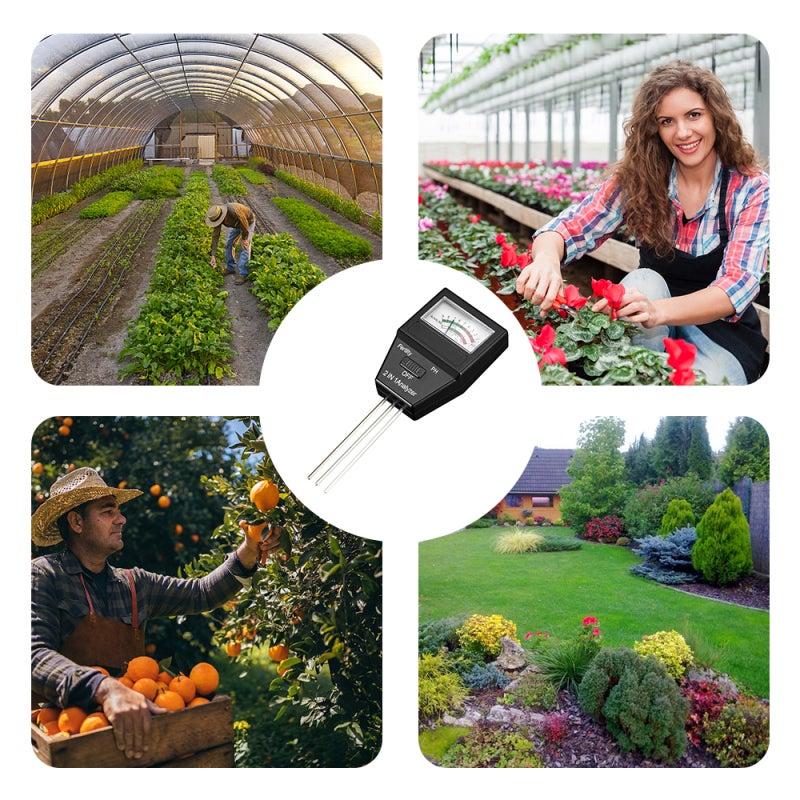 Soil PH Fertility Analyzer 2 in 1 Fertility PH Tester - 3-Probe Detection Pointer Dial for Garden Greenhouse Farm - Image 4