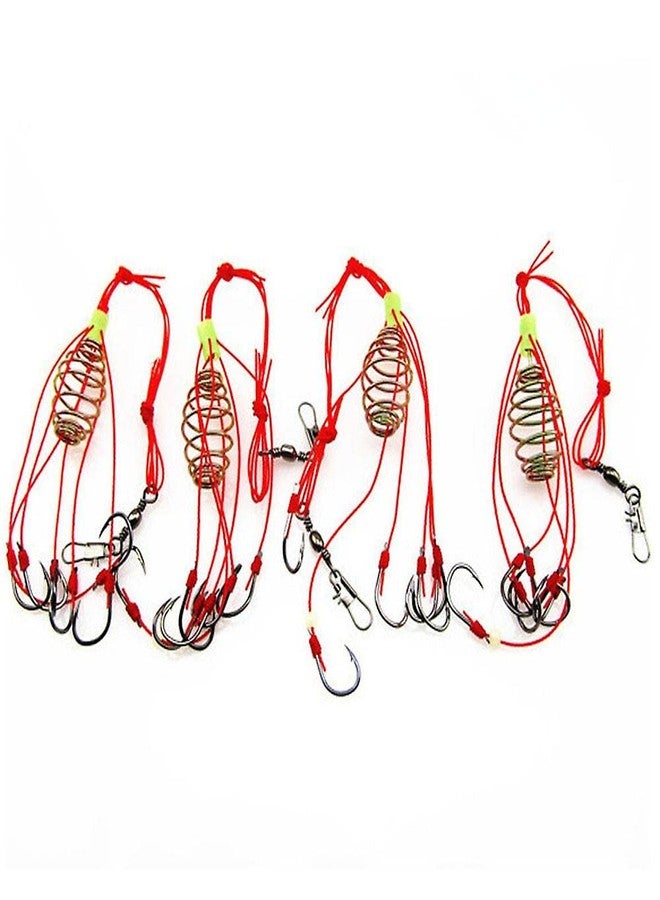 RedOak High Power Nylon Jacketed Sharp Fishing Hook - Pack of 4 - No :7 - Image 4