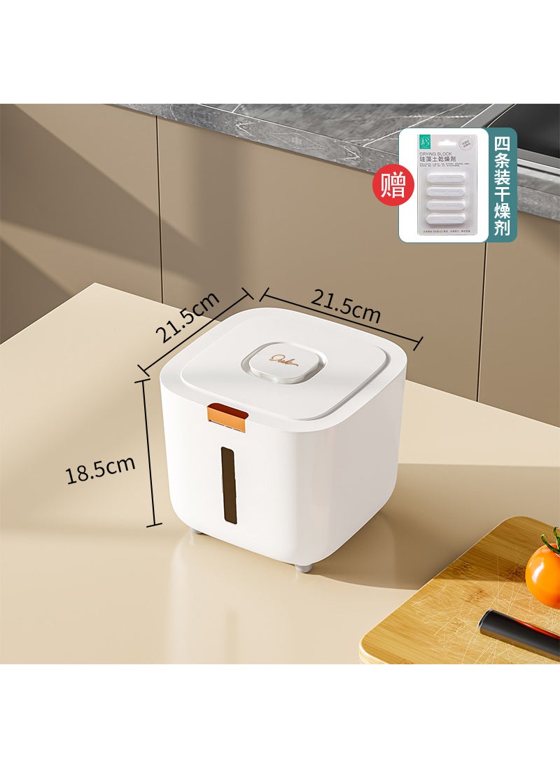 Generic - Kitchen Sealed Rice Storage Container 10kg bomb lid sealed rice bucket [giving desiccant]] - Image 1
