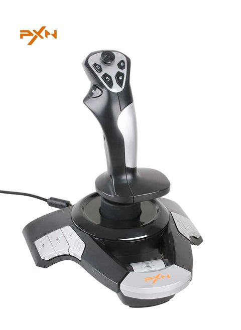 F16 - Flight controller for Windows PC, with Vibration Function, 12 Programmable Buttons, Flight Simulator Joystick Controller, Compatible with Windows XP/VISTA/7/8/10
