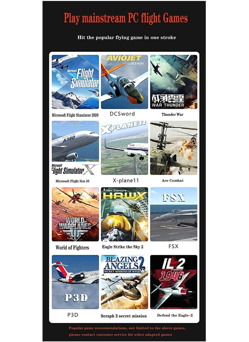 بي اكس ان - F16 - وحدة التحكم في الطيران لأجهزة الكمبيوتر التي تعمل بنظام Windows ، مع وظيفة الاهتزاز ، و 12 زرًا قابلًا للبرمجة ، وجهاز تحكم جويستيك محاكي الطيران ، ومتوافق مع نظام التشغيل Windows XP / VISTA / 7 - Image 1