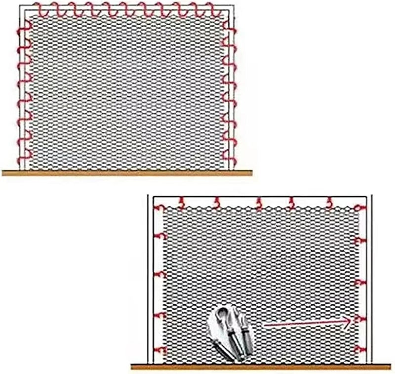 Outdoor Safety Netting for Balconies Stairs & Railings Protective Separation Mesh for Garden Fencing 2x10m Safety Barrier Net - Image 5