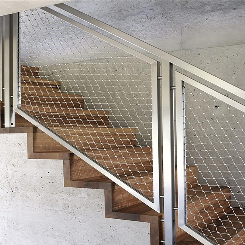 Outdoor Safety Netting for Balconies Stairs & Railings Protective Separation Mesh for Garden Fencing 2x10m Safety Barrier Net - Image 4