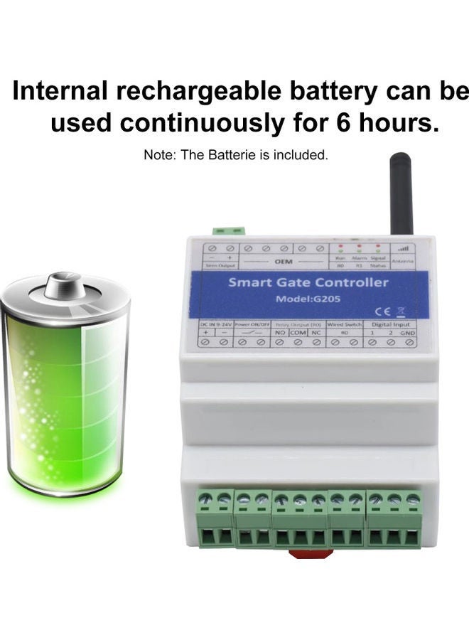 NIBEMINENT GSM Temperature Humidity Alarm White - Image 2