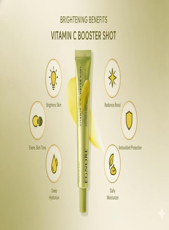 EGNORE Vitamin C Booster Shot, 5% Dual Vitamin C + Glutathione Serum for Dark Spot Care, Hydrating Daily Facial Moisturizer for Dull & Uneven Skin - Image 2