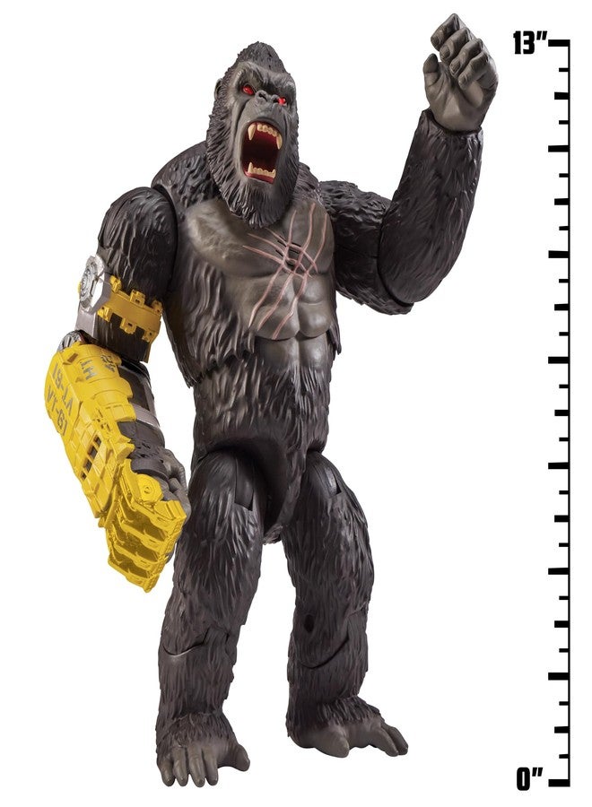 Monsterverse بلاي ميتس غودزيلا × كونغ: مجسم كونغ الضخم الفاخر ذو لكمة القوة مقاس 13 بوصة - Image 2