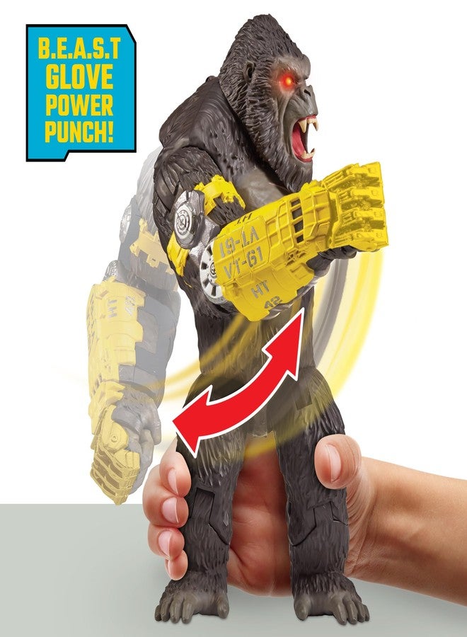 Monsterverse بلاي ميتس غودزيلا × كونغ: مجسم كونغ الضخم الفاخر ذو لكمة القوة مقاس 13 بوصة - Image 4