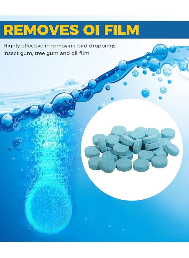 30 Pieces Washer Tablets Car Windshield Glass Concentrated Solid Tablets for Car,Kitchen,Window - Image 4
