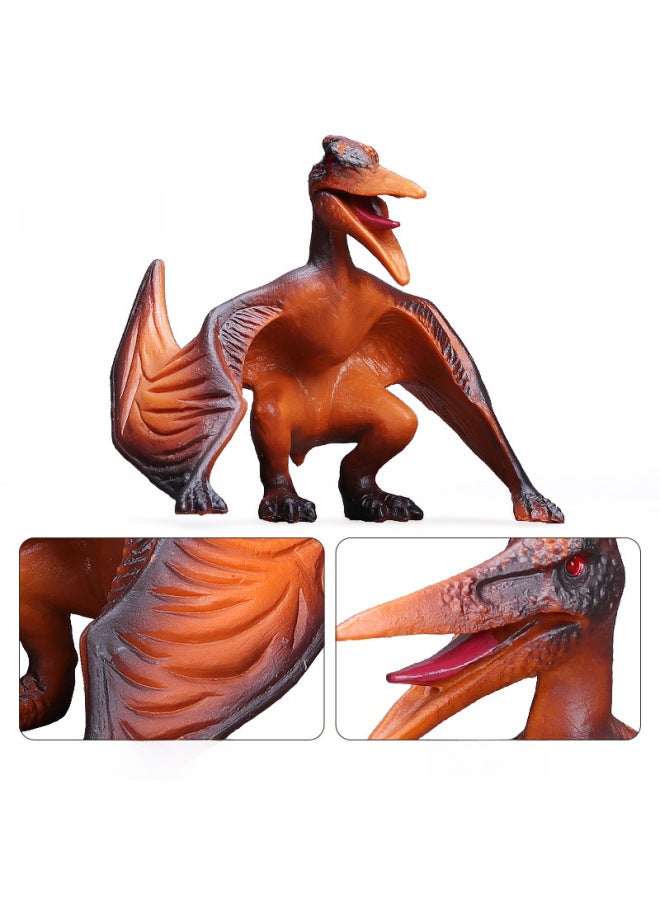 Jurassic Little Pterosaurus Tyrannosaurus Canglong Brachiosaurus Spinelactosaurus Model Toys Dinosaur Model Boys Toys Wholesale-Color:Double-ridged Dragon - Image 4