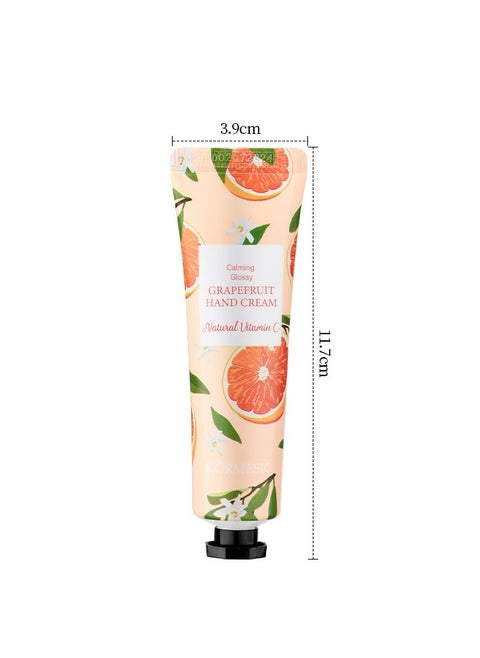 2-Pack Grapefruit Hand Cream 30g | Refreshing Moisture, Keeps Hands Soft