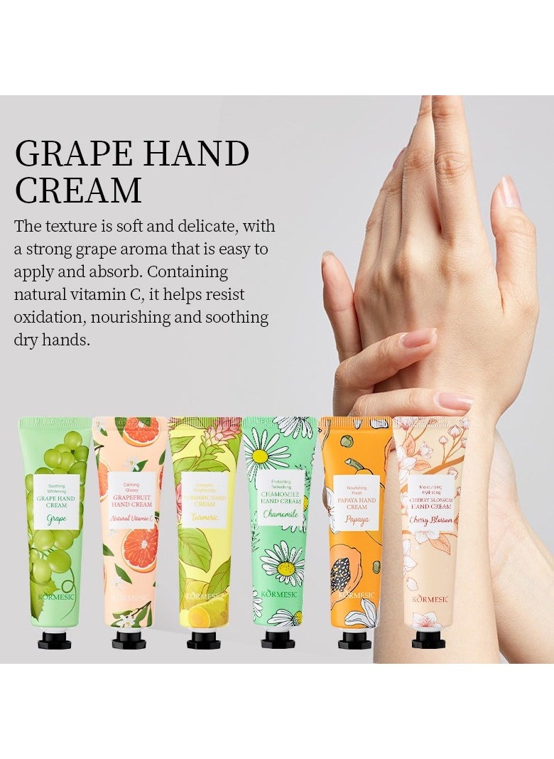 2-Pack Grapefruit Hand Cream 30g | Refreshing Moisture, Keeps Hands Soft
