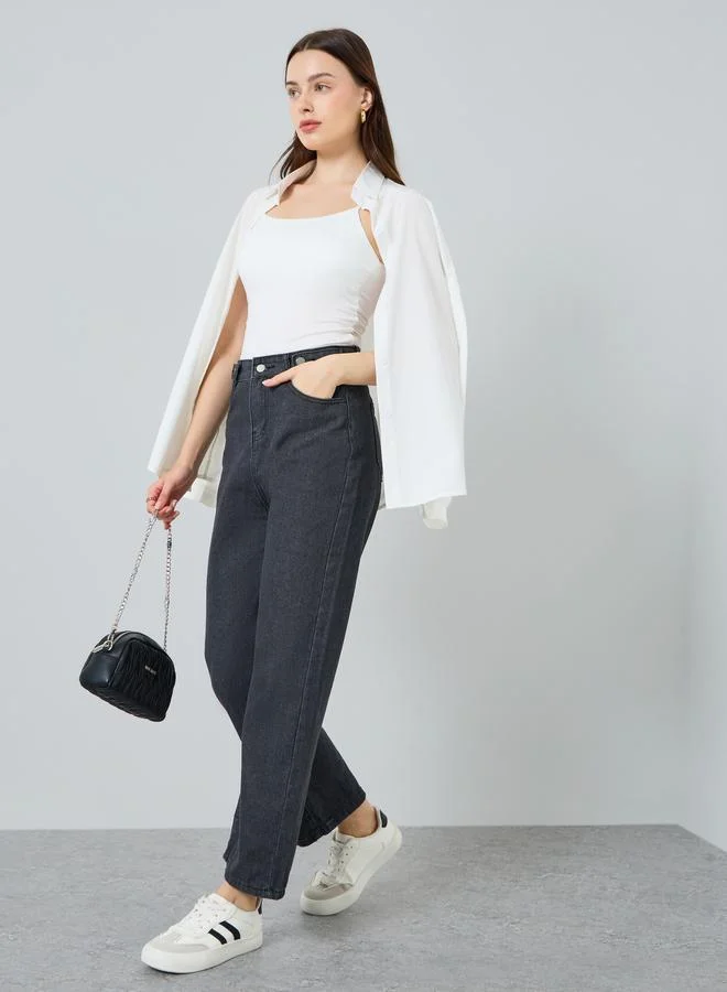 ستايلي Women Plain Scoop Neck Fitted Cami