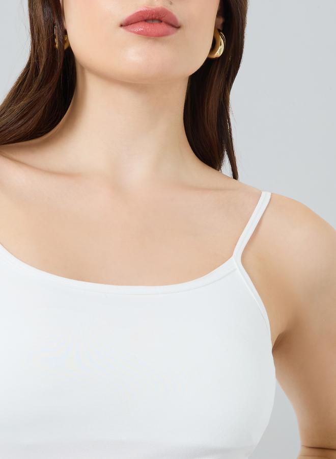 ستايلي بلوزة نسائية ضيقة بياقة مستديرة - Image 4