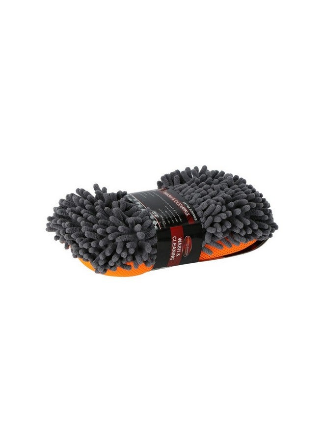AutoClean Microfiber Sponge Grey and Orange 14.986 x 8.636 x 29.21 cm 221044 - Image 2