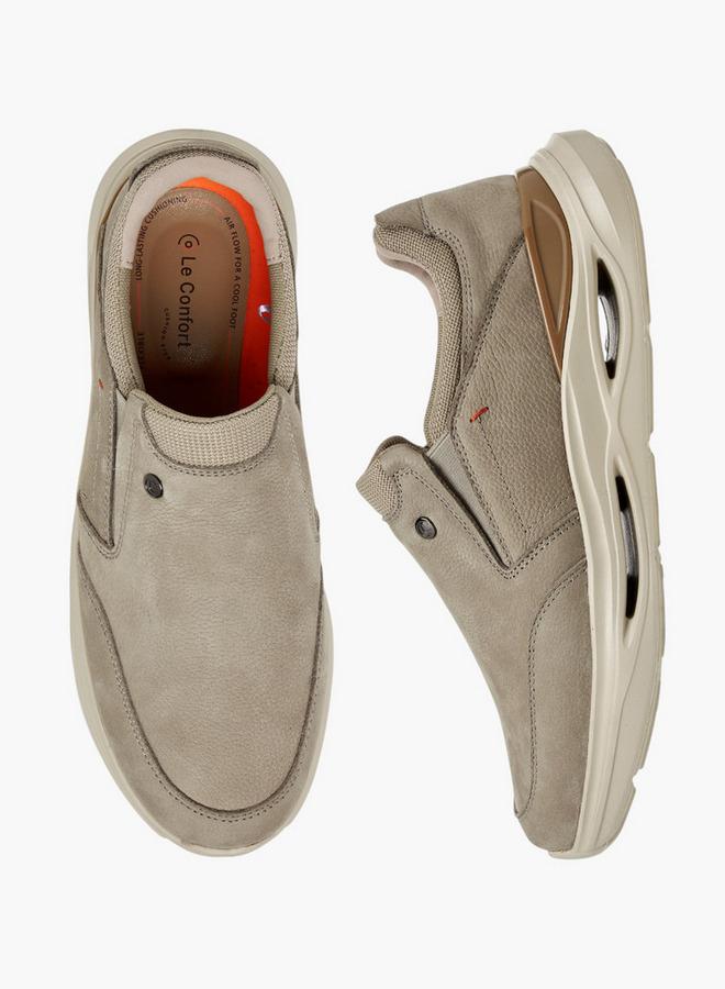 Le Confort Men Slip-On Leather Loafers - Image 1