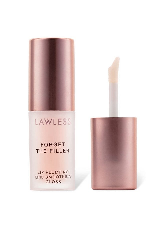 LAWLESS Mini Forget The Filler Lip Plumper Line Smoothing Gloss Rosy Outlook - Image 1