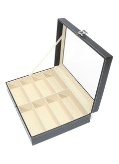 8 Grids Luxury Design Sunglasses Shop Display Box Black/Beige