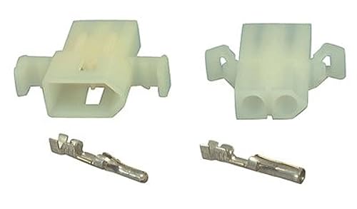 Molex 1545PRT 1545 Series Connector Kit, 2 0.093" Pin, 12A, 250 VAC, 18-22 AWG - Image 5