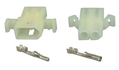 Molex 1545PRT 1545 Series Connector Kit, 2 0.093" Pin, 12A, 250 VAC, 18-22 AWG - Image 2