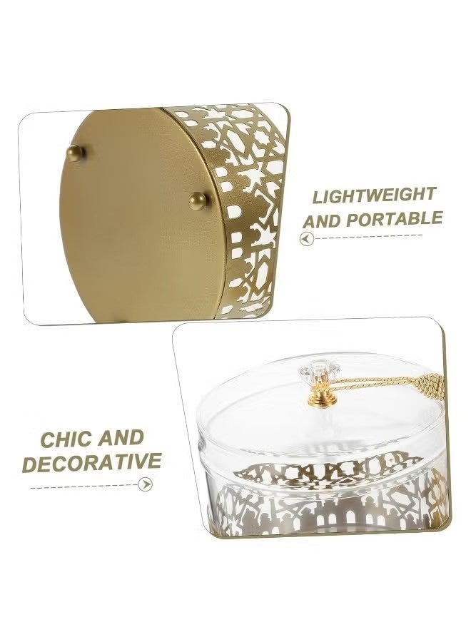 Ramadan Versatile Serving Tray,Nuts Container Fruit Plate for Candy, Cookies, Chips, and Party Snacks - Image 2