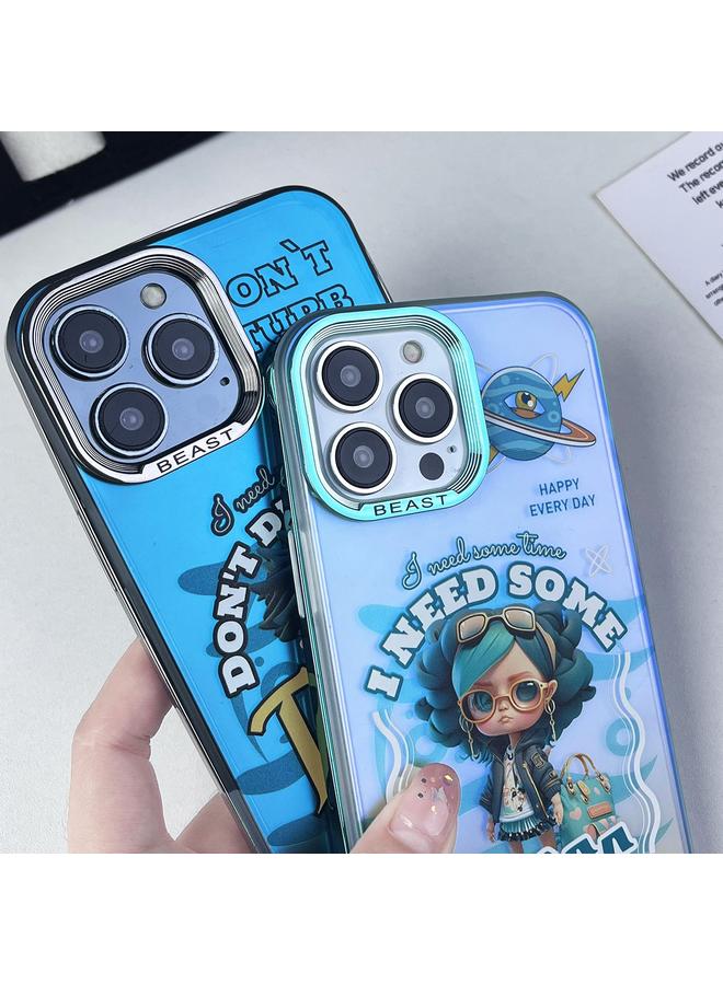 اس-توب جراب لهاتف iPhone 14 Pro، جراب هاتف بنمط مرسوم من سلسلة Aurora - Image 4