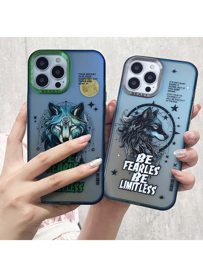 اس-توب جراب لهاتف iPhone 14 Pro، جراب هاتف بنمط مرسوم من سلسلة Aurora - Image 2