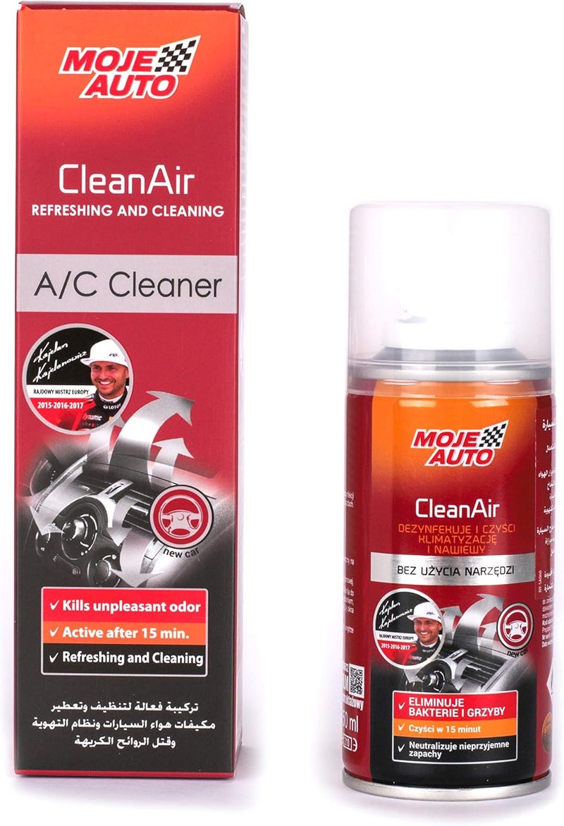 Moje Cleanair - Ac/Cleaner New Car - 150Ml, 5905694015970 - Image 1