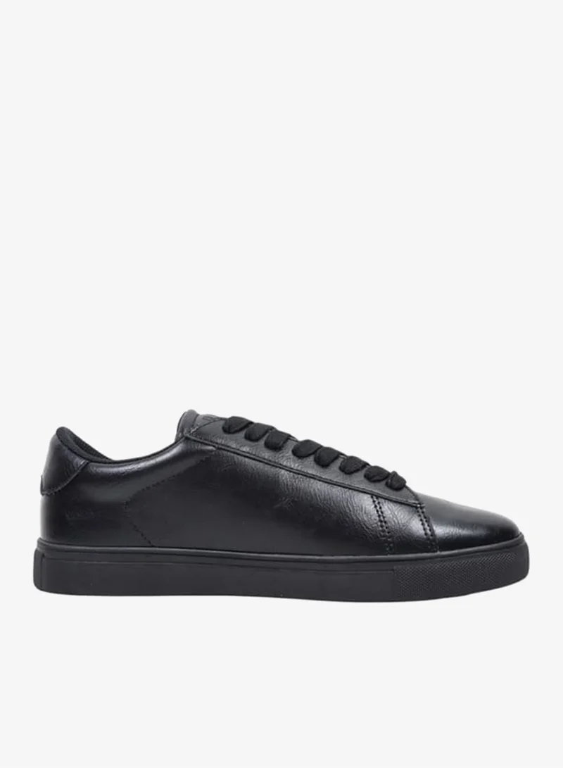 GAP Women's Panelled Sneakers with Lace-Up Closure - MEMPHIS