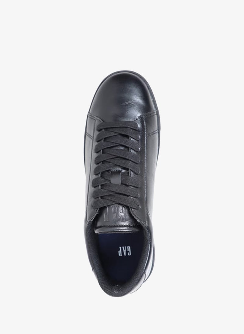 GAP Women's Panelled Sneakers with Lace-Up Closure - MEMPHIS - Image 4