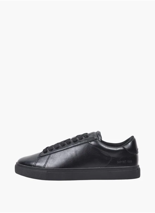 GAP Women's Panelled Sneakers with Lace-Up Closure - MEMPHIS