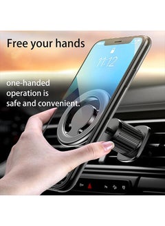 Magsafe Magsafe Magnetic Car Holder , 360° Rotatable  Car Mount with Super Strong Magnet, One-Hand Operation, Compatible with All Smartphones  - Image 5
