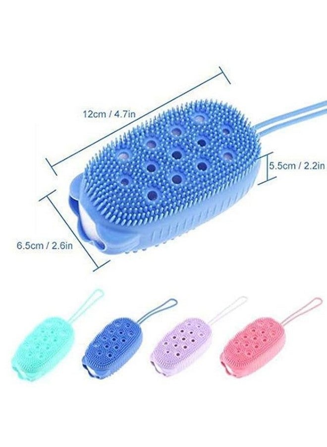 Silicone Soft Shower Body Brush for Men,Women and Kids Alternative to Traditional Back bath Scrubbers - Image 3
